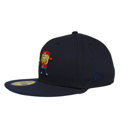 Sponge Bob New Era 59FIFTY Cap Navy navy Side View