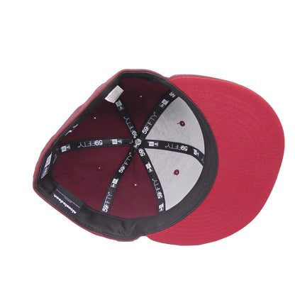 Sponge Bob Custom New Era 59FIFTY Cap Mr Krabs maroon maroon Undervisor View