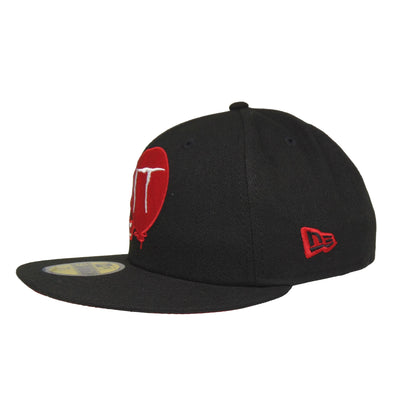 IT Pennywise Custom New Era 59FIFTY Cap black black Side View