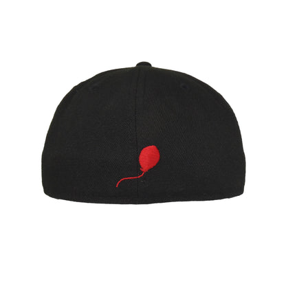 IT Pennywise Custom New Era 59FIFTY Cap black black Back View