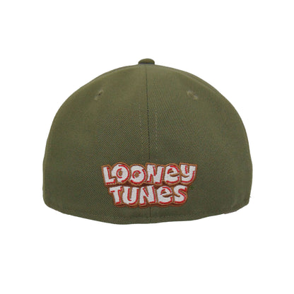 Looney Tunes Custom New Era 59FIFTY Cap Coyote olive olive Back View