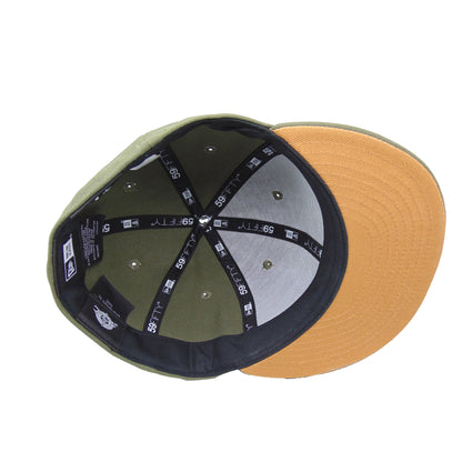 Looney Tunes Custom New Era 59FIFTY Cap Coyote olive olive Undervisor View