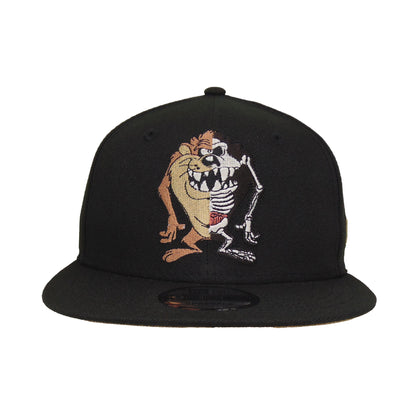 Looney Tunes Custom New Era 9FIFTY Cap TAZ black black 
tan Front View