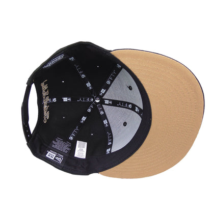 Looney Tunes Custom New Era 9FIFTY Cap TAZ black black 
tan Undervisor View