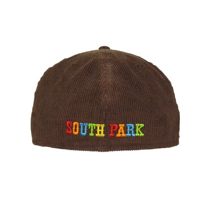 SOUTH PARK CHEF Custom New Era 59FIFTY cap Brown corduroy brown Back View