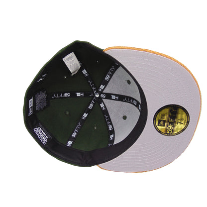 Looney Tunes Custom New Era 59FIFTY Cap Marvin Seaweed dark green
wheat Undervisor View