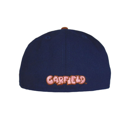 Garfield Custom New Era 59FIFTY Cap Navy Pooky navy
pink Back View