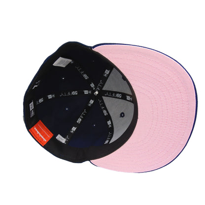 Garfield Custom New Era 59FIFTY Cap Navy Pooky navy
pink Undervisor View