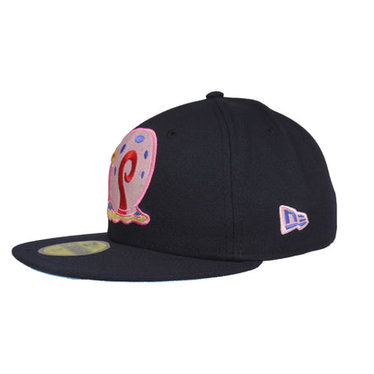 Sponge Bob Custom New Era 59FIFTY Cap GARY Navy navy Side View