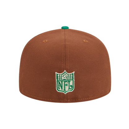 Philadelphia Eagles New Era 59FIFTY Cap Harvest Pack green
brown Undervisor View