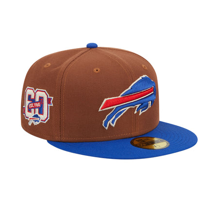 Buffalo Bills New Era Cap Harvest Pack brown
blue Side View