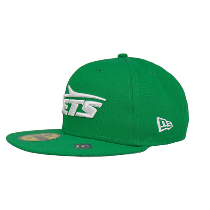 New York Jets Custom New Era 59FIFTY Cap Green green Side View