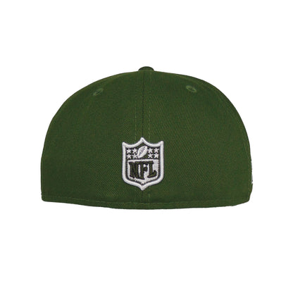 New England Patriots 59FIFTY New Era Cap Rifle Green SBXXIX olive Undervisor View