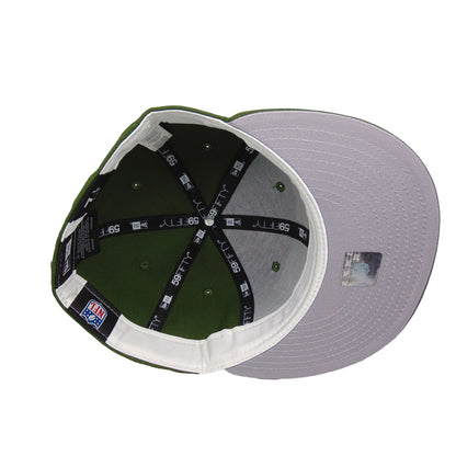 New England Patriots 59FIFTY New Era Cap Rifle Green SBXXIX olive Additional View