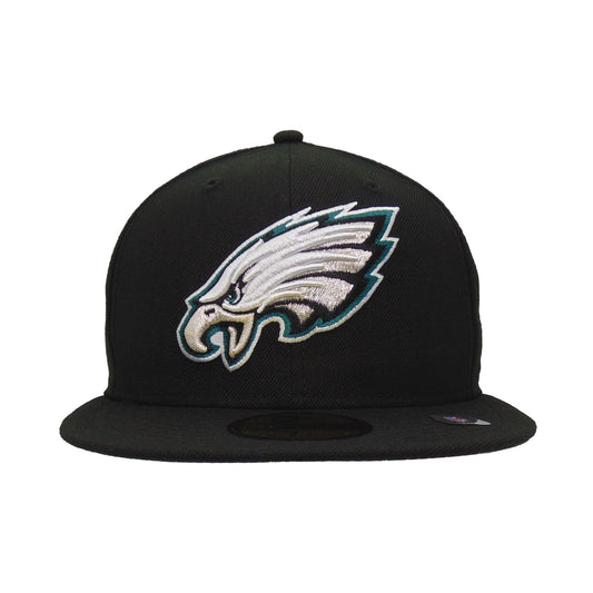 Philadelphia Eagles Custom New Era 59FIFTY Cap Black