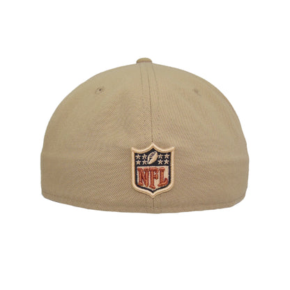 Chicago Bears Custom New Era 59FIFTY Cap Beige Black