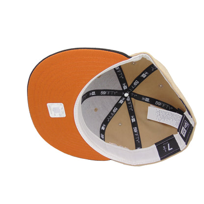 Chicago Bears Custom New Era 59FIFTY Cap Beige Black