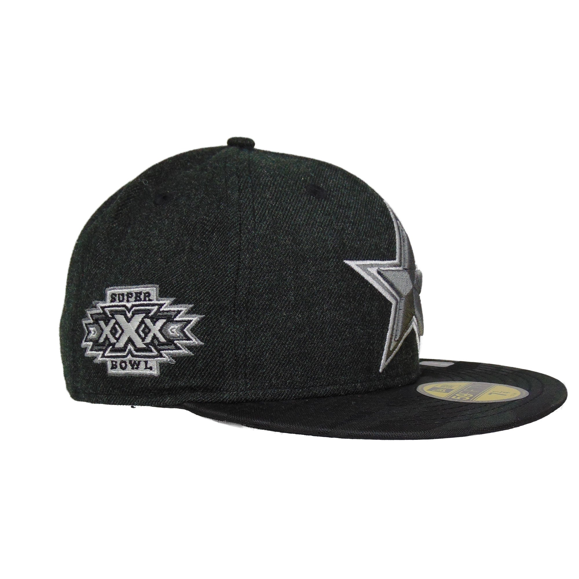 Dallas cowboys new hotsell era black cap 59fifty