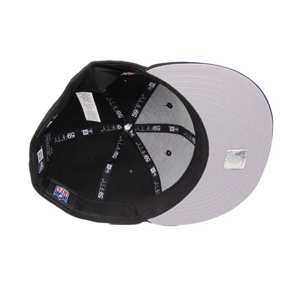 Miami Dolphins Custom New Era 59FIFTY Cap 40th black black Additional View