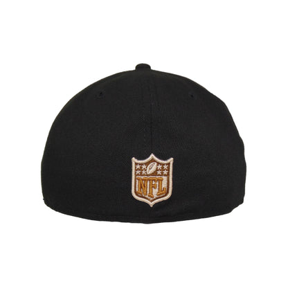 Cincinnati Bengals Custom New Era 59FIFTY Cap black 50th black Undervisor View
