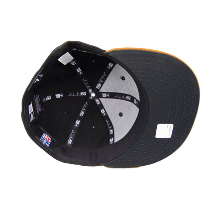 San Francisco 49ers Custom New Era 59FIFTY Cap black black 
peanut Additional View