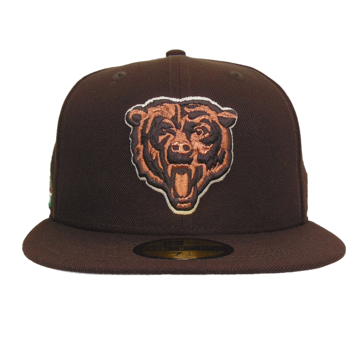Chicago Bears Custom New Era 59FIFTY Cap Burnt Wood