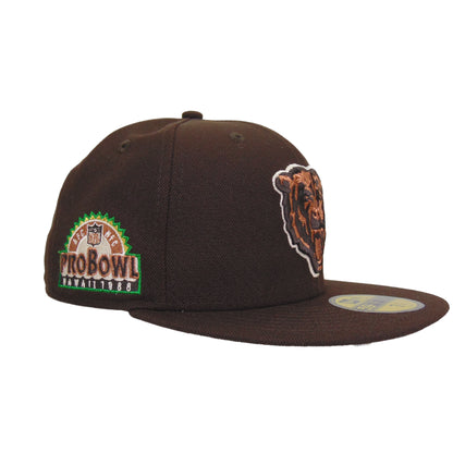 Chicago Bears Custom New Era 59FIFTY Cap Burnt Wood