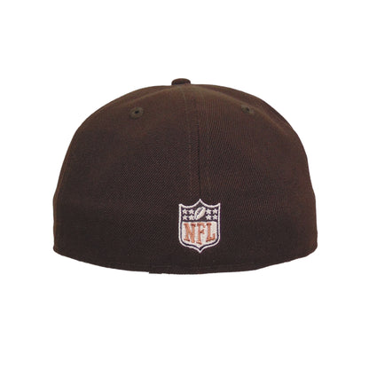 Chicago Bears Custom New Era 59FIFTY Cap Burnt Wood