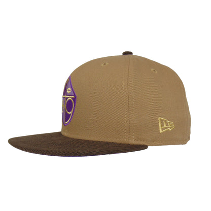 San Francisco 49ers Custom New Era 59FIFTY Cap khaki walnut khaki
brown Side View