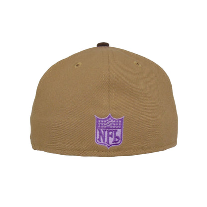 San Francisco 49ers Custom New Era 59FIFTY Cap khaki walnut khaki
brown Back View