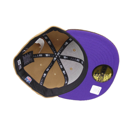 San Francisco 49ers Custom New Era 59FIFTY Cap khaki walnut khaki
brown Undervisor View