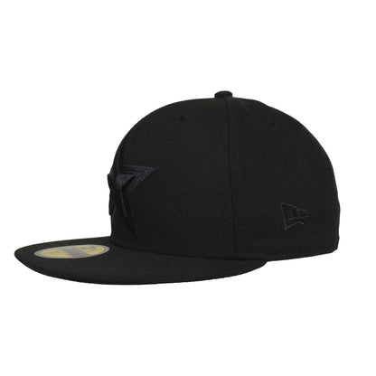 Dallas Cowboys Custom New Era 59FIFTY Cap blackout black Side View
