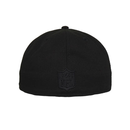 Dallas Cowboys Custom New Era 59FIFTY Cap blackout black Back View