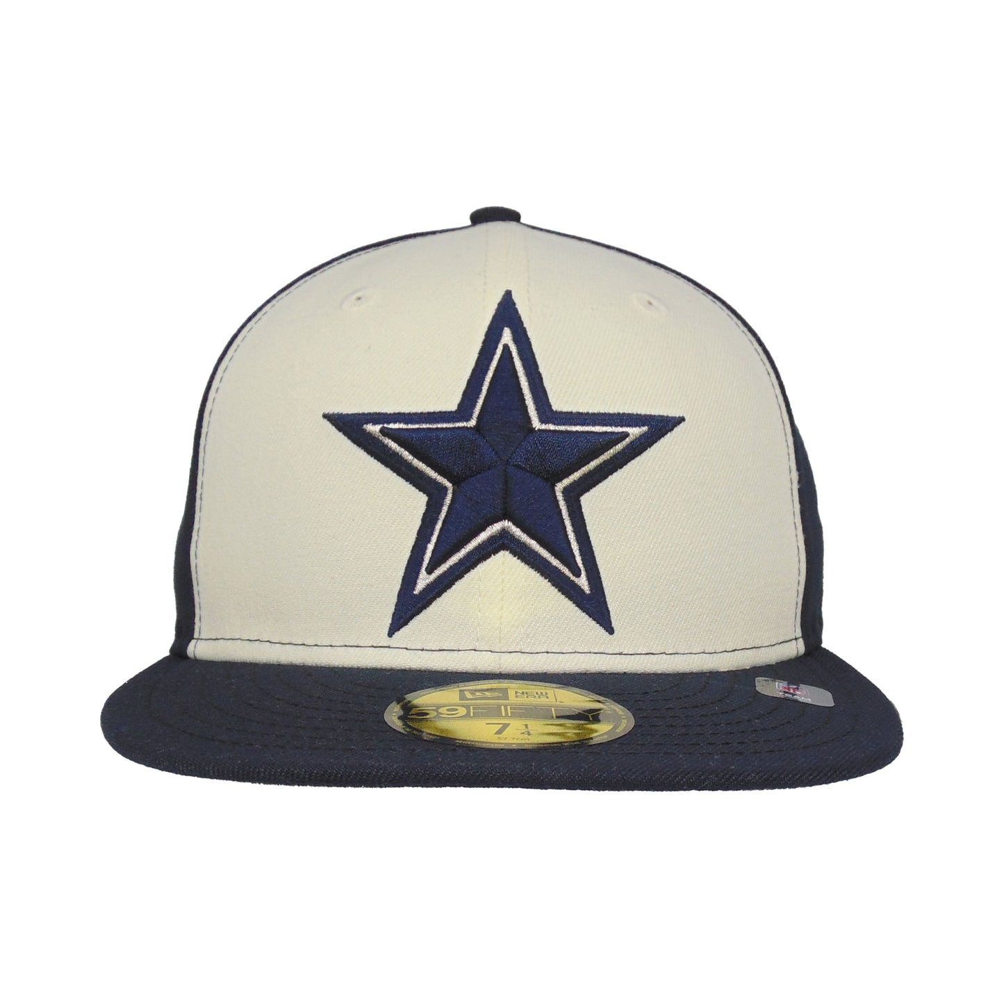 Dallas Cowboys Custom New Era 59FIFTY Cap Navy Chrome