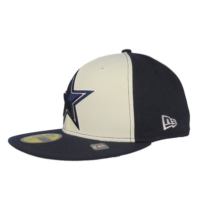Dallas Cowboys Custom New Era 59FIFTY Cap Navy Chrome navy
chrome Side View