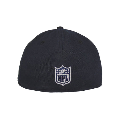 Dallas Cowboys Custom New Era 59FIFTY Cap Navy Chrome navy
chrome Back View