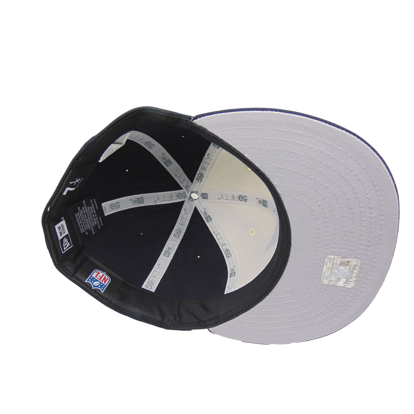 Dallas Cowboys Custom New Era 59FIFTY Cap Navy Chrome