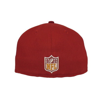 Kansas City Chiefs Custom New Era 59FIFTY Cap triple red red
maroon
Cardinal Back View