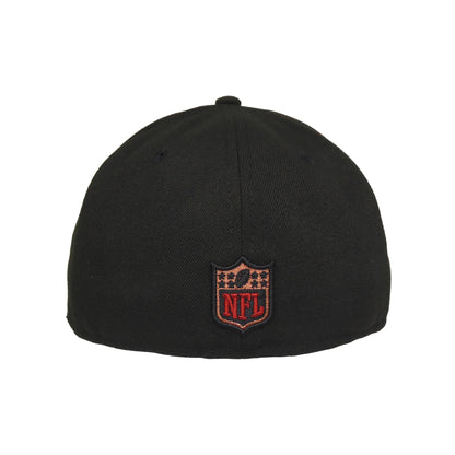 Kansas City Chiefs Custom New Era 59FIFTY Cap black copper black Back View