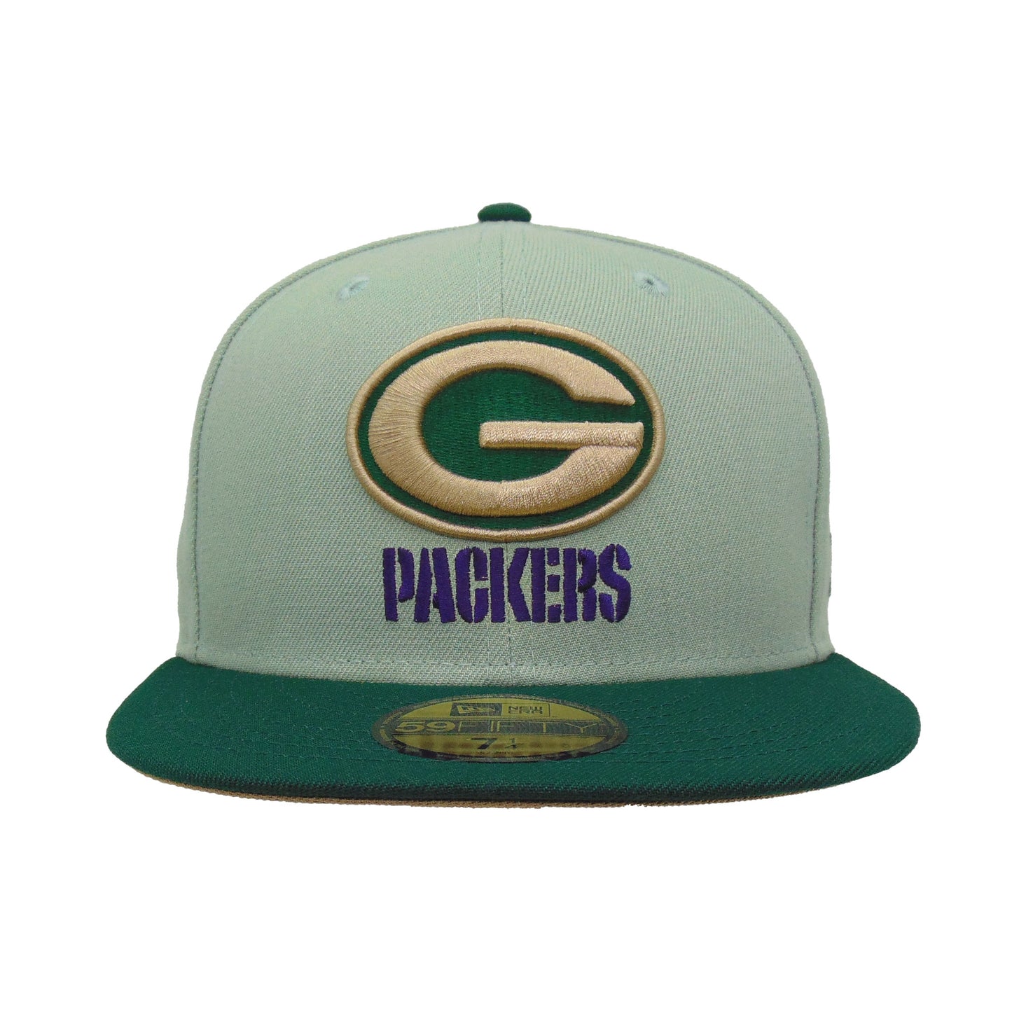 Green Bay Packers Custom New Era 59FIFTY Cap Everest Green