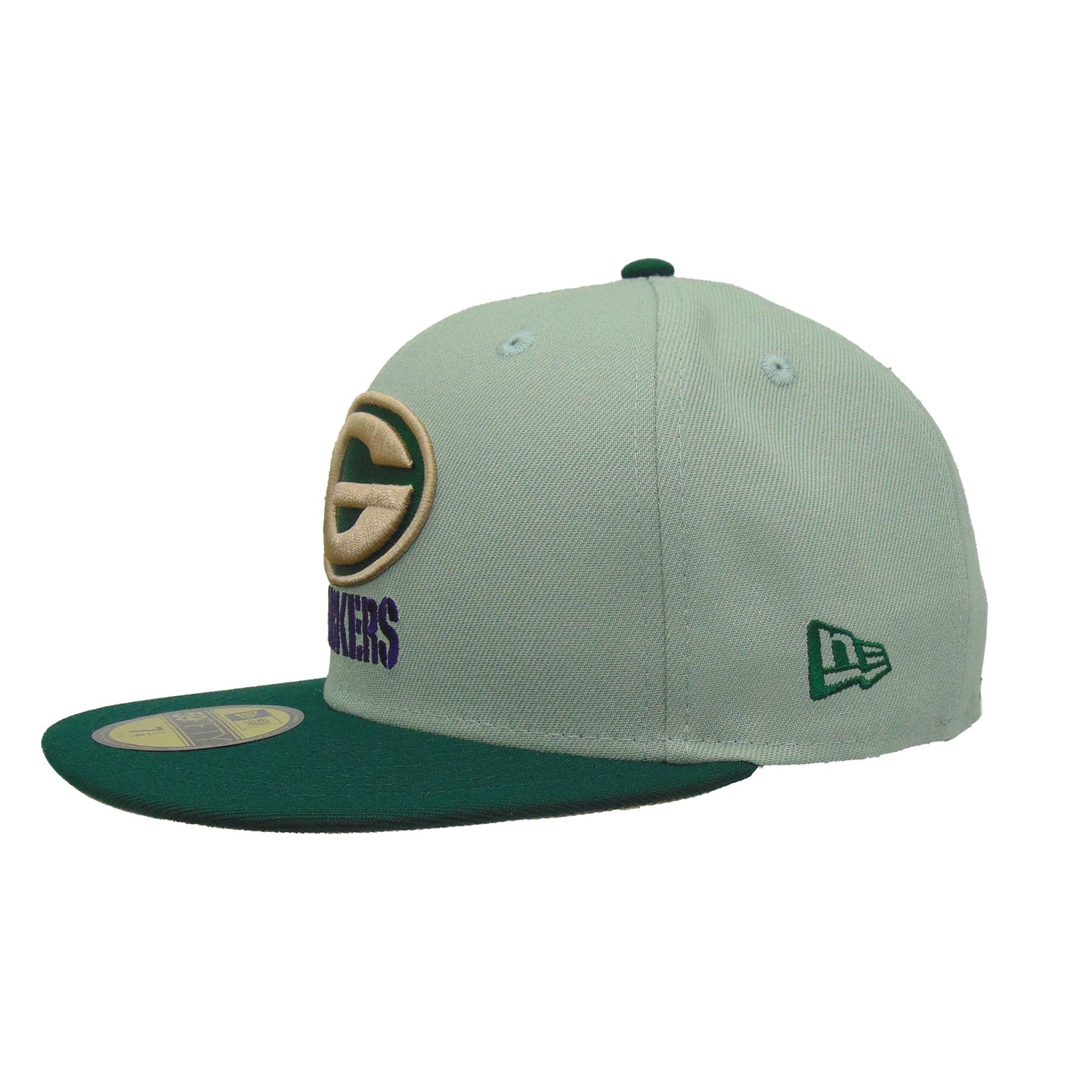 Green Bay Packers Custom New Era 59FIFTY Cap Everest Green