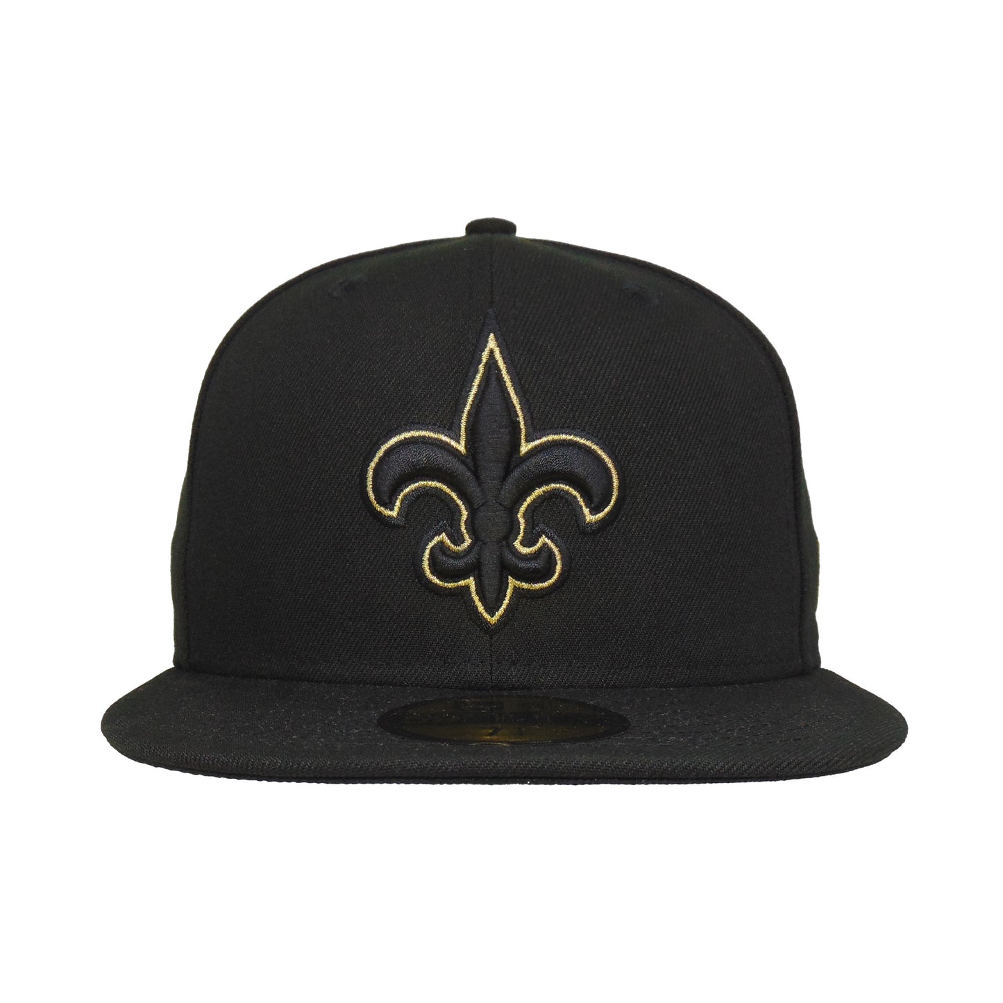 New Orleans Saints Custom New Era 59FIFTY Cap Black Gold