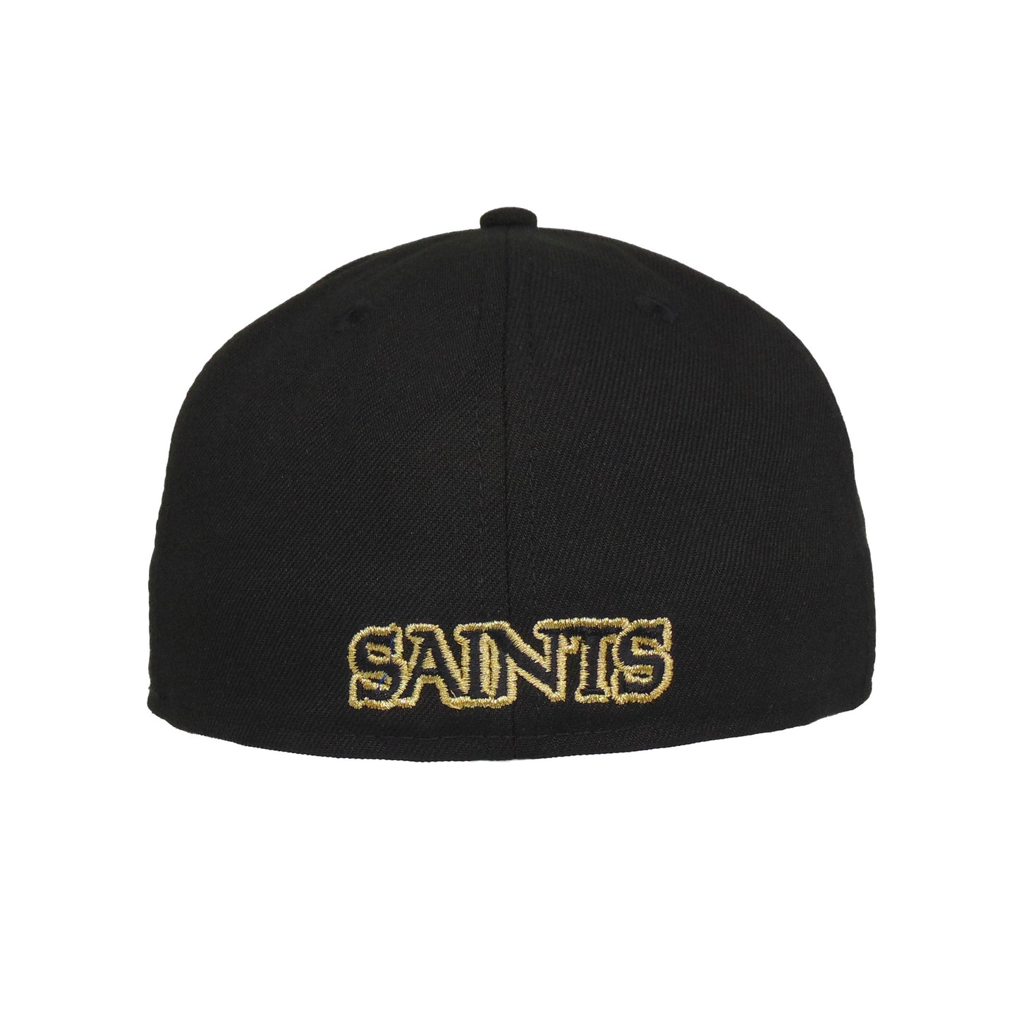 New Orleans Saints Custom New Era 59FIFTY Cap Black Gold