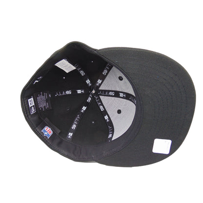 New Orleans Saints Custom New Era 59FIFTY Cap Black Gold black Undervisor View