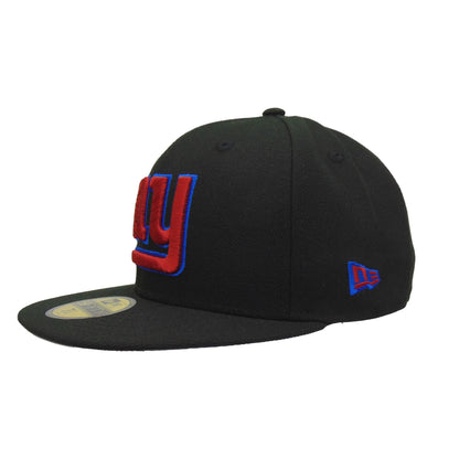 New York Giants Custom New Era 59FIFTY Cap Black black Side View