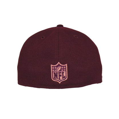 Minnesota Vikings Custom New Era 59FIFTY Cap Maroon maroon Back View