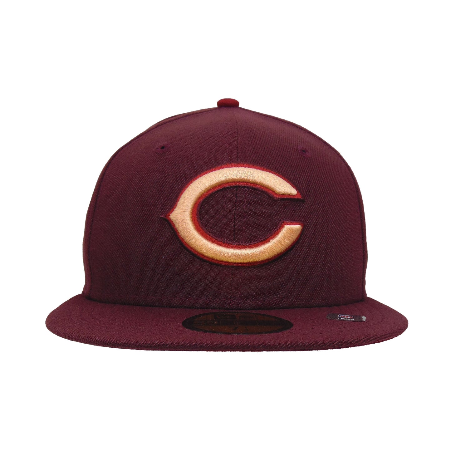 Chicago Bears Custom New Era 59FIFTY Cap Maroon