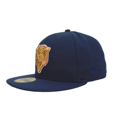 Chicago Bears Custom New Era 59FIFTY Cap Nightshift Navy