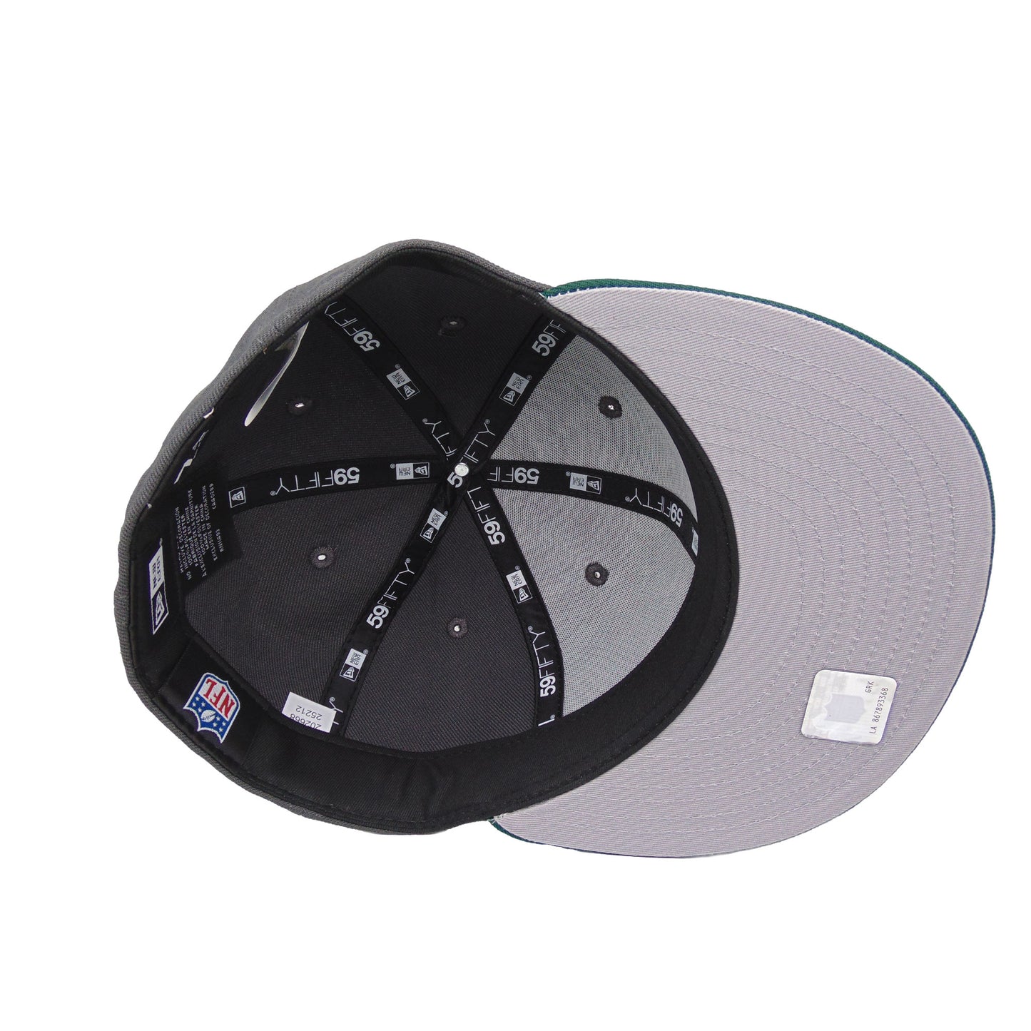 Detroit Lions Custom New Era 59FIFTY Cap Graphit Green