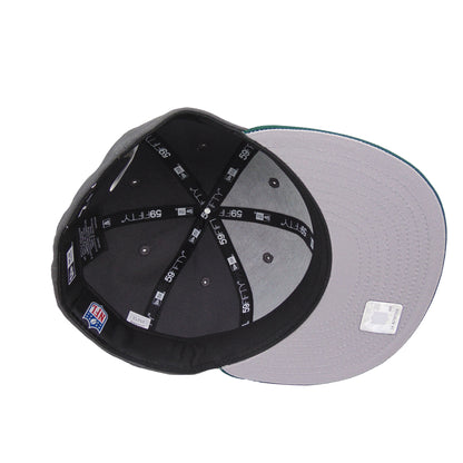 Detroit Lions Custom New Era 59FIFTY Cap Graphit Green dark grey
dark green Undervisor View